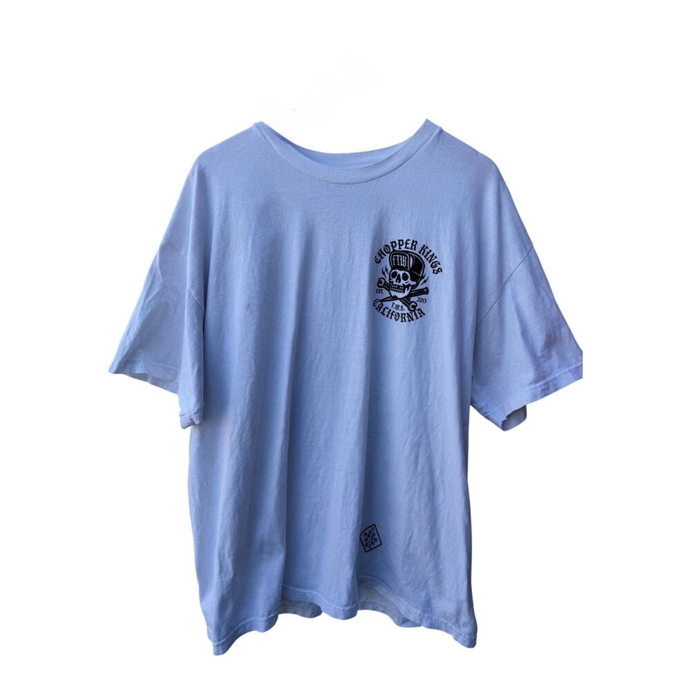Chopper Kings California Graphic T Shirt Mens 2XL Skull Motorcycle Tee